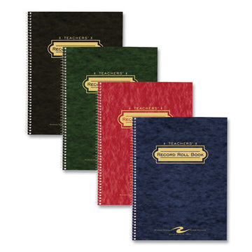 Roaring Spring® Teacher's Record Roll Book, Five To Six Week Term: Two-page Spread (50 Students), 11 X 8.5, Green-gold Cover freeshipping - TVN Wholesale